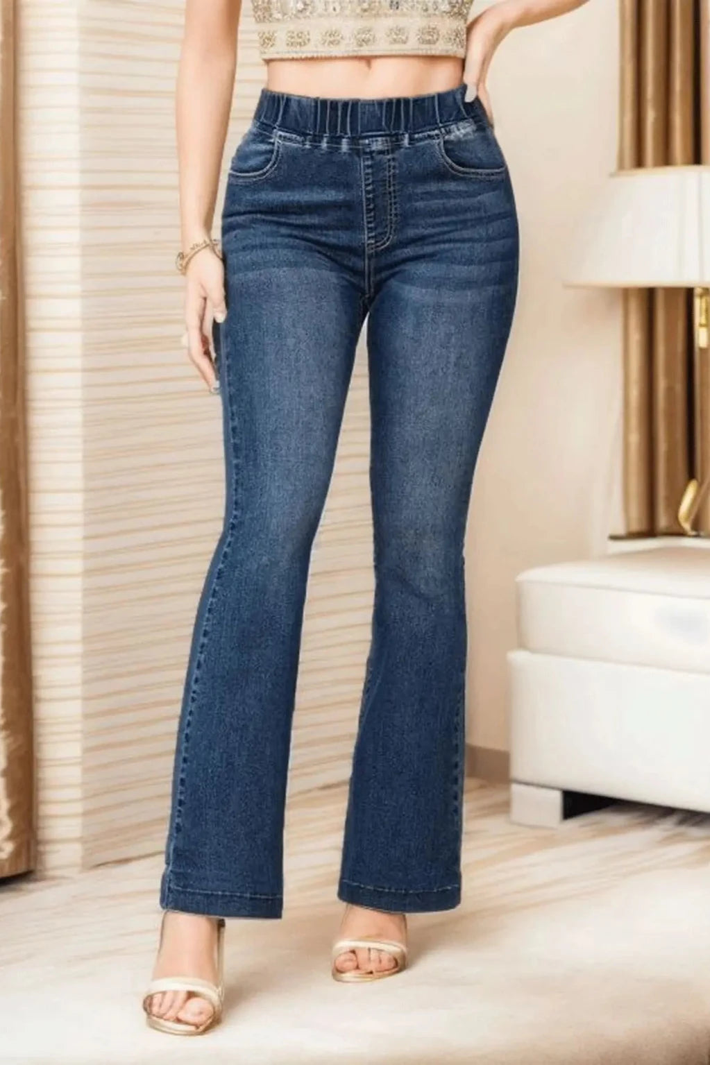 Jeans Pantalon Vaquero Cintura Elastica Hombre Diferentes Tipos De