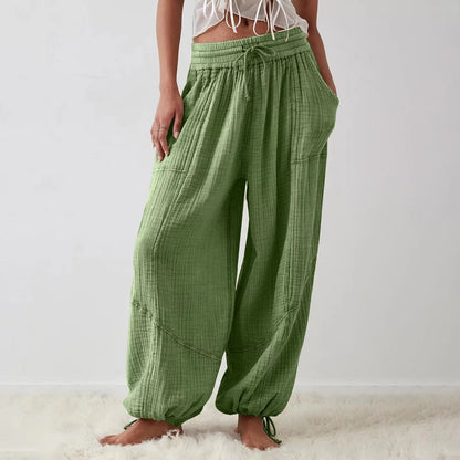 Pantalón vintage con bolsillos amplios